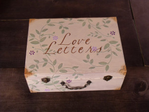 Keepsake Box - with Personalized Quote Shabby Chic, LHB