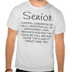 Senior Class Shirts | Senior 2012 Shirts, T-Shirts and Custom Senior ...