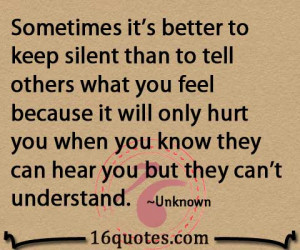keep silent quotes