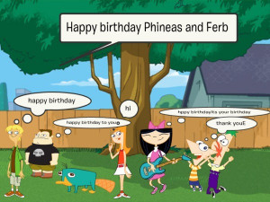Phineas And Ferb Birthday Cake