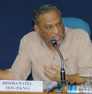 of Minister of State for Petroleum and Natural Gas Dinsha Patel