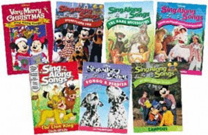 Disney Sing Along Songs DVDs