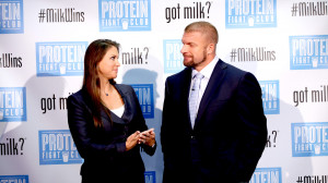 Stephanie McMahon Got Milk Campaign & Kaitlyns 1st Make A Wish 22/8/13