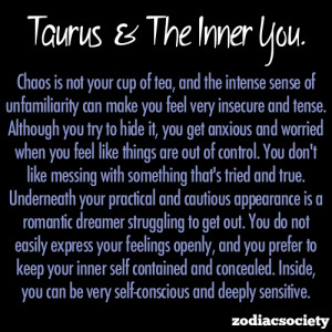 Taurus and the inner you.