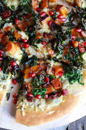 Caramelized Butternut, Crispy Kale + Fontina Pizza | halfbakedharvest ...