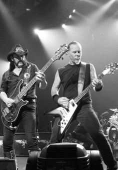 Lemmy Kilmister (Motorhead) & James Hetfield (Metallica) More