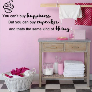 Cupcake quote wall art wa125 37cm x 80cm by leebolddesigns on Etsy, £ ...