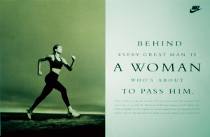 Runner Things #1499: Behind every great man is a woman who's about to ...