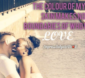 No boundaries... love has no color