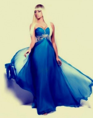 Nicki Minaj Quotes #beautiful #blue #dress #nickiminaj | Nicki ...