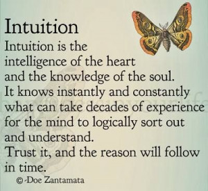Intuition never fails always right!