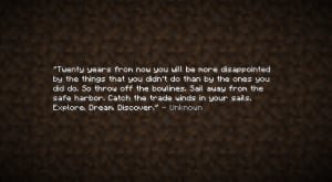 Minecraft Quotes End of minecraft quote by