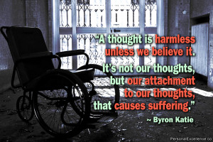 Inspirational Quote: “A thought is harmless unless we believe it. It ...
