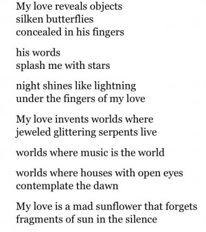 My Love Reveals Objects- Isabel Fraire