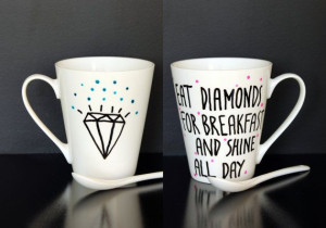 Coffee Mug/ Inspirational Mug/ Inspirational quote/ by MUNIshop