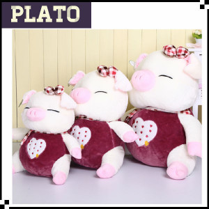 Funny plush valentine pig plush peppa pig jpg