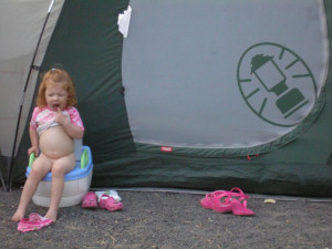 Going Potty At The Camp Picture