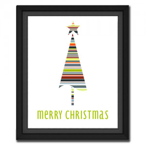 Christmas Fashion Stripes Picture