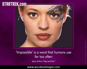 Seven of nine quotes