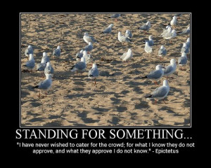 ... to stand for something that matters something that makes a difference