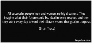 All successful people men and women are big dreamers. They imagine ...