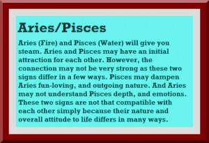 Pisces Aries Love Match