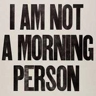 Not a morning person quote via www.Facebook.com/WildWickedWomen