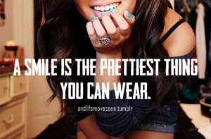 ... Quotes , Fashion Picture Quotes , Pretty Picture Quotes , Smile