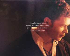 Go for it, give it your best shot. You won`t succeed - klaus Fan Art