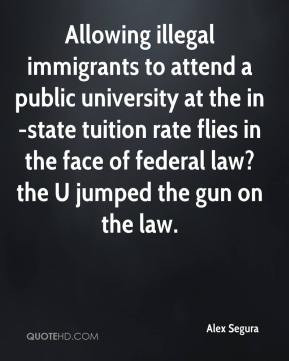... rate flies in the face of federal law?the U jumped the gun on the law