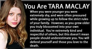 Which Buffy character are you? I'm Tara