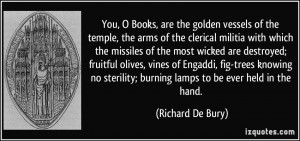 More Richard De Bury Quotes