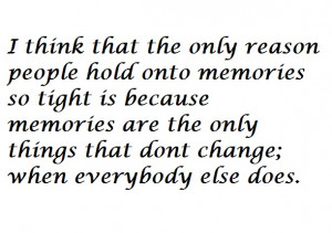 Quotes and Sayings About Memories
