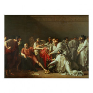 Hippocrates Refusing the Gifts of Artaxerxes I Poster