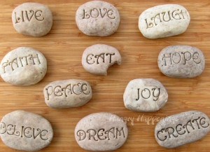 Sweet Serenity Stones – yes, another edible rock project!