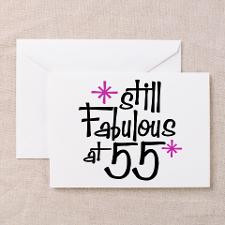 Still Fabulous at 55 Greeting Cards (Pk of 10) for
