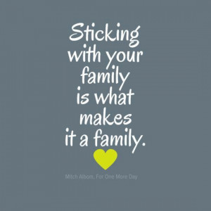 Family Sticks Together