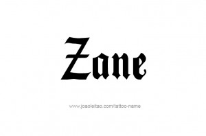 Zane Tattoos Picture