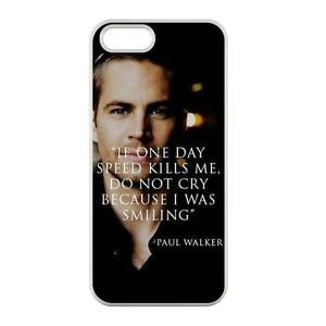Details about Fast and Furious Paul Walker Quotes Rip iPhone 4,5,6TPU ...