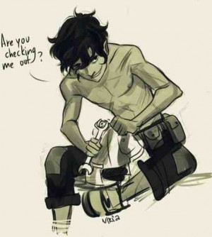 Nico/or Leo wis no shirt... Wahahahha - the-heroes-of-olympus Photo