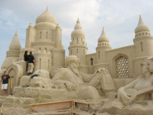 Amazing Sand Castles At Night Sand sculpture worldwas