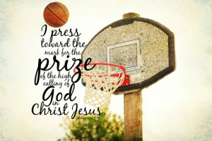 Sports Christian quote Basketball Bible verse Athletic Scripture art ...