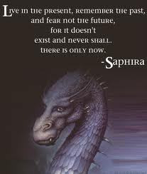 Saphira with darkness falling