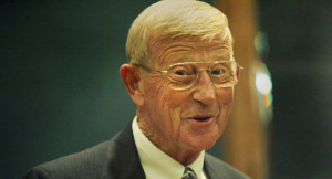 Lou Holtz is pictured.