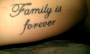 quote tattooed on tattoo quotes family quote tattoos for girls