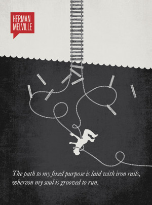 DesignDifferent Illustration – Quotation by Herman Melville: “The ...