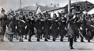 Galeazzo Ciano inspects the Royal Albanian Guard (1938):