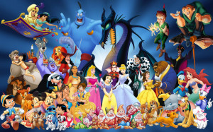 Wallpaper - Fond d'écran - Disney - Tous les personnages