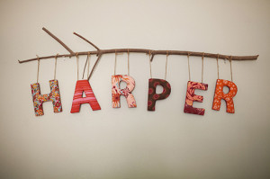 ... to add character to letters on the wall diy letters on a branch this