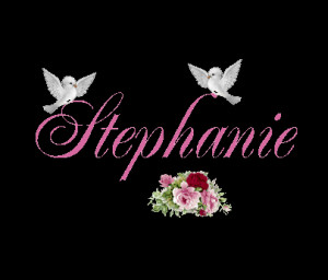 Glitter Name Stephanie